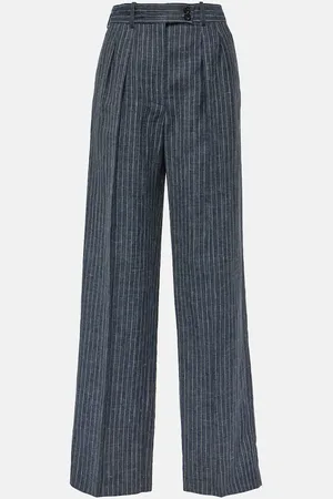 Loro Piana Gerade High-Rise-Hose