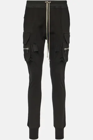 Rick Owens High-Rise-Cargohose aus Baumwolle