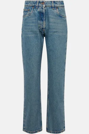 Prada Mid-Rise Straight Jeans