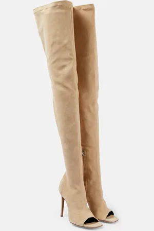 PARIS TEXAS Overknee-Stiefel Amanda aus Veloursleder