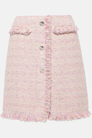 Giambattista Valli High-Rise-Minirock aus Tweed