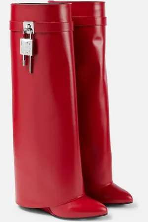 Givenchy Stiefel Shark Lock aus Leder