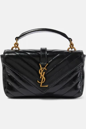Saint Laurent Schultertasche College Mini aus Matelassé-Leder