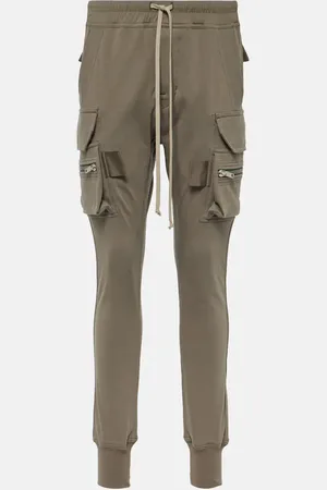 Rick Owens High-Rise-Cargohose aus Baumwolle