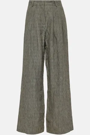 TOVE Weite High-Rise-Hose Amadine aus Leinen