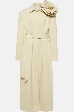 MAGDA BUTRYM Verzierter Trenchcoat aus Baumwoll-Gabardine