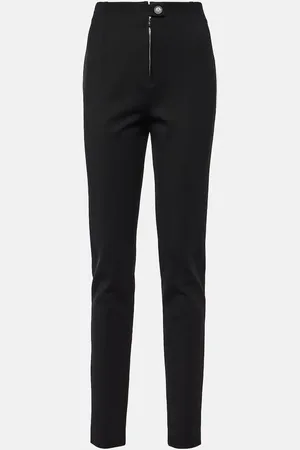Alaïa Alaïa High-Rise Leggings aus Gabardine