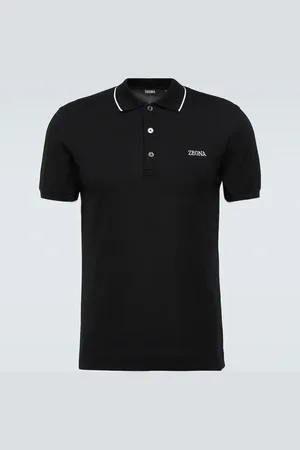 Ermenegildo Zegna Polohemd aus einem Baumwollgemisch