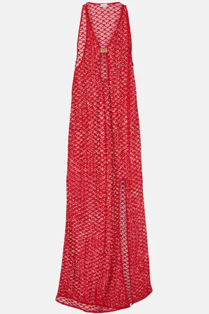Ganni Maxikleid aus Mesh
