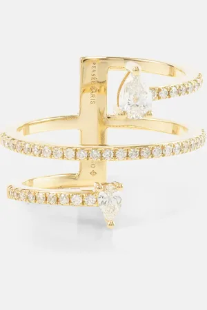 PERSÉE Persée Ring Héra aus 18kt Gelbgold mit Diamanten