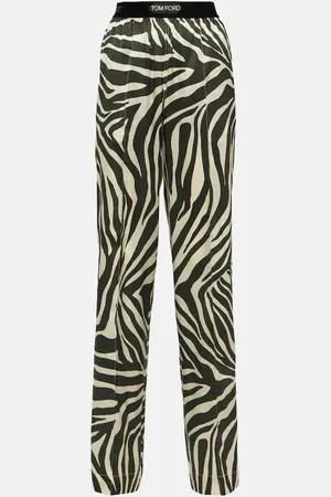 Tom Ford Weite Hose aus einem Seidengemisch