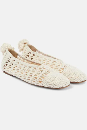 MAGDA BUTRYM Ballerinas aus Häkelstrick