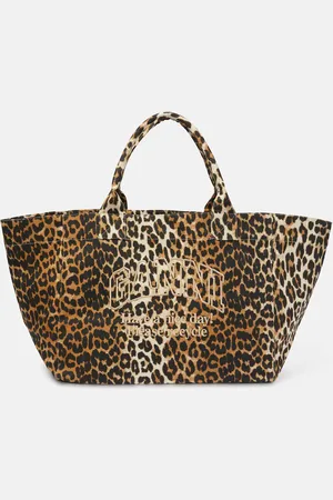 Ganni Bedruckte Tote aus Canvas