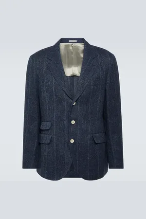Brunello Cucinelli Blazer aus Leinen, Seide und Wolle