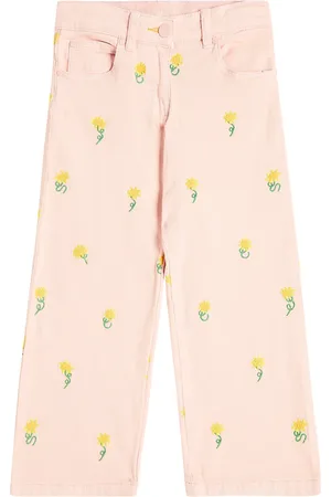 Stella McCartney Bestickte Hose Sunflower aus Baumwolle