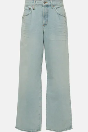 AGOLDE Mid-Rise Wide-Leg Jeans Fusion Jean