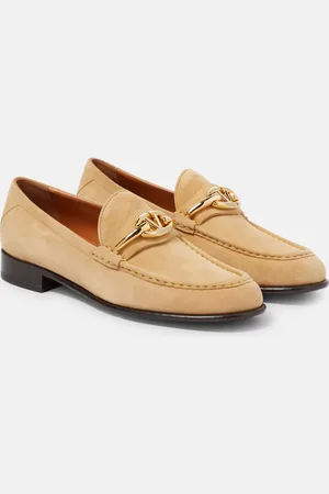 VALENTINO GARAVANI Loafers VLogo Gate aus Veloursleder