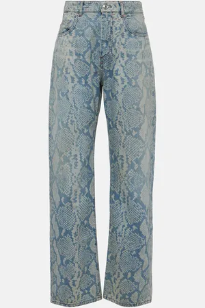 Sportmax Bedruckte Straight Jeans Diego