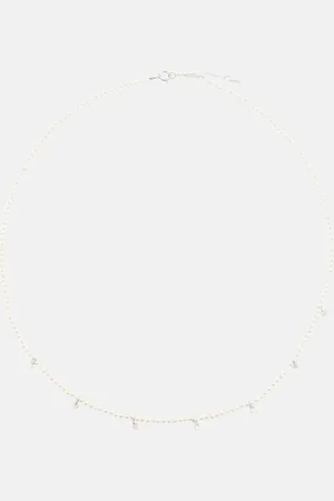 PERSÉE Persée Halskette aus Perlen mit 18kt Weißgold und Diamanten