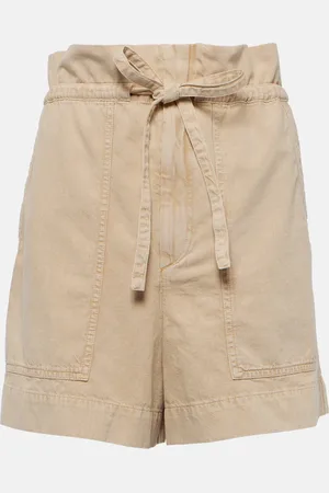 Marant Etoile High-Rise Jeansshorts Ipolyte