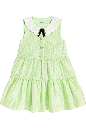 Self-Portrait Verziertes Kleid mit Spitze
