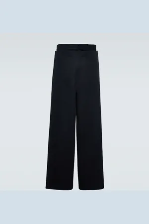 Bottega Veneta Weite Hose aus Baumwoll-Twill
