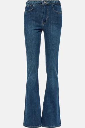 Frame High-Rise Flared Jeans