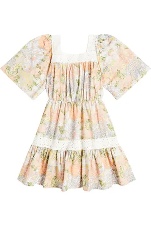 The New Society Kleid Silver aus Baumwolle mit Spitze