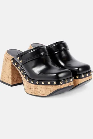 Dorothee Schumacher Clogs Cork Contrast aus Leder