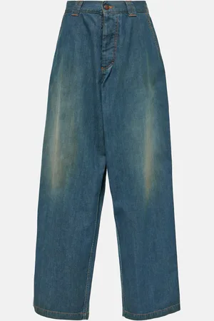 Maison Margiela Mid-Rise Wide-Leg Jeans Americana