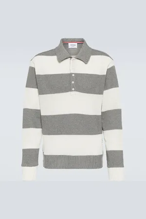 Thom Browne Polopullover aus Baumwoll-Piqué