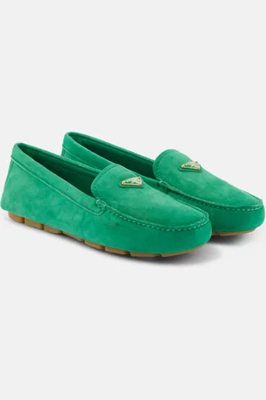 Prada Mokassins aus Veloursleder
