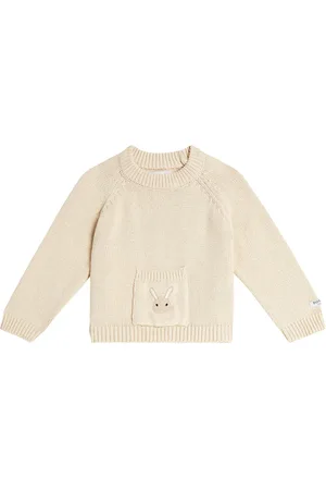 Donsje Baby Bestickter Pullover Loeke aus Baumwolle