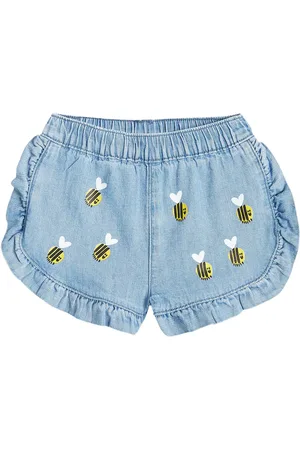 Stella McCartney Baby Bedruckte Jeansshorts
