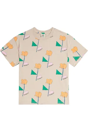 Jelly Mallow T-Shirt Flower aus Baumwoll-Jersey