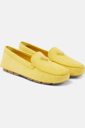 Prada Mokassins aus Veloursleder