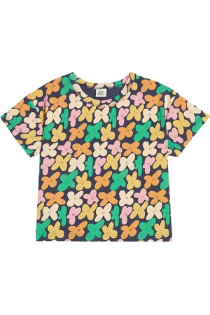 Jelly Mallow T-Shirt Flower Field aus einem Baumwollgemisch