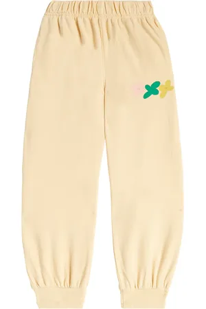 Jelly Mallow Bedruckte Jogginghose Flower aus Velours
