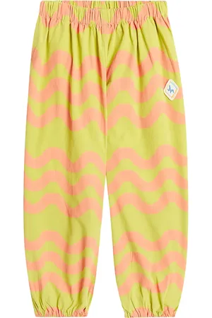 Jelly Mallow Bedruckte Jogginghose Wave aus Baumwolle