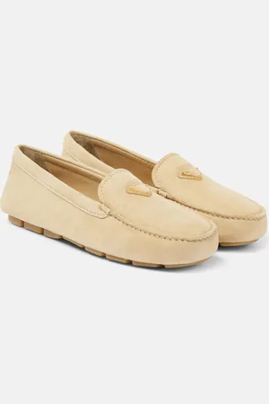 Prada Mokassins aus Veloursleder