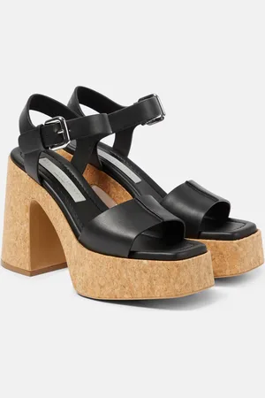 Stella McCartney Plateausandalen Skyla aus Lederimitat