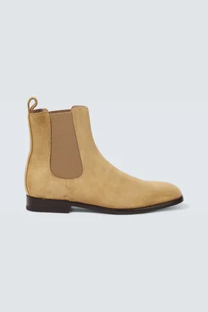 Manolo Blahnik Chelsea Boots Delsa aus Veloursleder