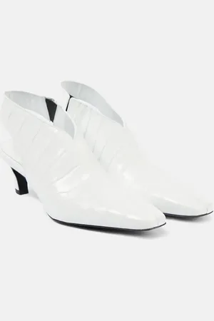 Totême Slingback-Pumps The Croco Slim aus Leder