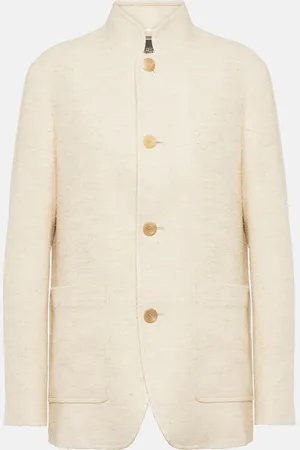 Loro Piana Blazer Spagna aus Wolle, Leinen und Seide