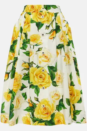 Dolce & Gabbana Midirock aus Baumwollpopeline