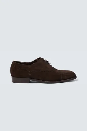 Manolo Blahnik Schnürschuhe Witney aus Veloursleder
