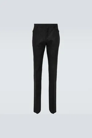 Tom Ford Schmale Hose Atticus aus einem Mohairgemisch