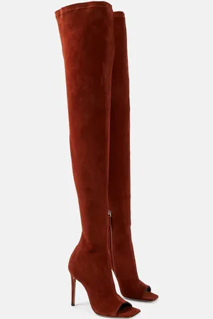 PARIS TEXAS Overknee-Stiefel Amanda 105 aus Veloursleder