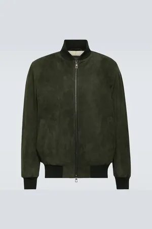 Loro Piana Bomberjacke aus Veloursleder