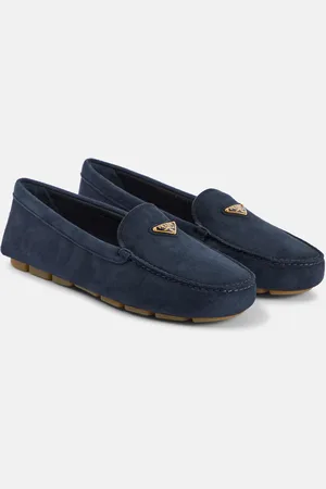 Prada Mokassins aus Veloursleder